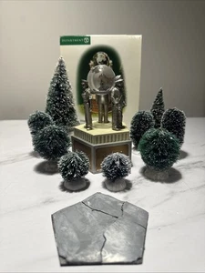 Dept 56 Village Memorial #53028 Honoring Service Members Police Firefighter - Picture 1 of 10