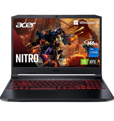 Acer Nitro 5 AN515-57-5700 Gaming Laptop I5-11400H 2.70 GHz GTX 1650 - Image 1 of 2