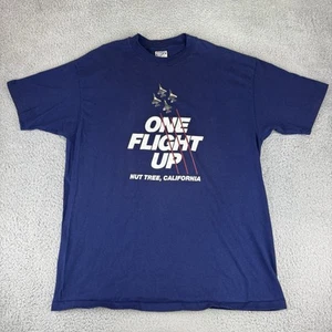 vintage single stitch t shirt fighter jets one flight Up nut tree cali Men’s Xl - Picture 1 of 10