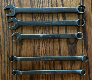 5-Snap on Wrench Lot 2 GXB Double Box End & 3 GOEX Combination Industrial Finish - Bild 1 von 8