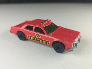1977 Hot Wheels Fire Chief Red 1:64 #5 Blackwall Vintage - Picture 1 of 10