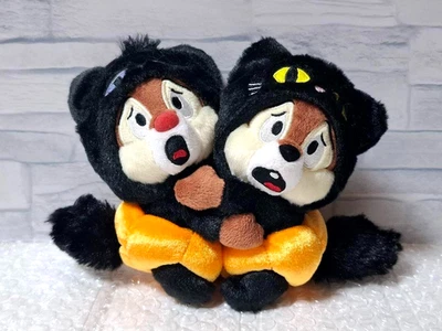 Japan Tokyo Disney Chip & Dale Plush Keychain Costume Disney Halloween 2025 - Image 1 of 4