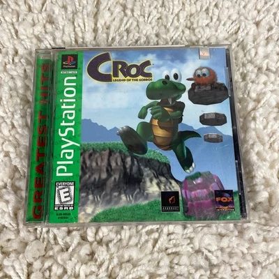Croc: Legend of the Gobbos (Sony PlayStation 1, 1998) PS1 Complete Greatest Hits - Image 1 of 4