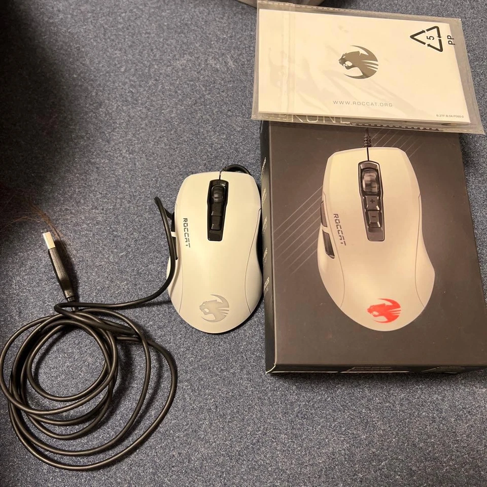 ROCCAT KONE PURE ULTRA Gaming Mouse White Used - Image 1 of 1