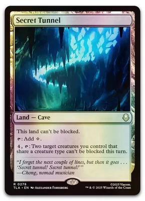 Secret Tunnel #278 (Foil) (NM) TLA Magic MTG - Image 1 of 2