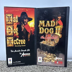 Mad Dog Mc Cree And Mad Dog II: The Lost Gold Panasonic 3DO Longbox Spiel Lot - Bild 1 von 10