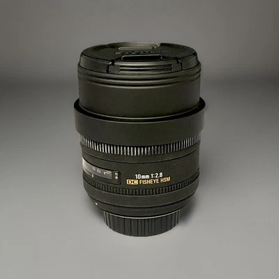 SIGMA 10mm F2.8 EX DC FISHEYE HSM Lens for Nikon F Mount - Made In Japan - Image 1 of 4