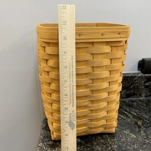 Medium Sized Longaberger Waste Basket For Your bedside/Office 2002 - Picture 1 of 7