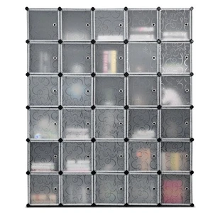 Organizador de ropa con 30 cubos de almacenamiento armario portátil cubby de almacenamiento en el hogar - Imagen 1 de 8