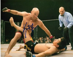 KURT ANGLE SIGNED WARRIOR MOVIE KOBA 8" X 10" PHOTO w/ COA - Picture 1 of 1