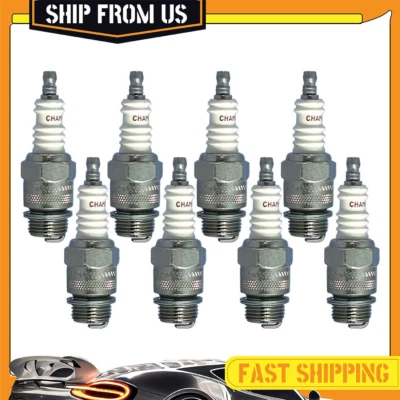 Champion Spark Plug Spark Plug 8x For Cadillac 353 1930  Cadillac 355 A 1931 - Image 1 of 4