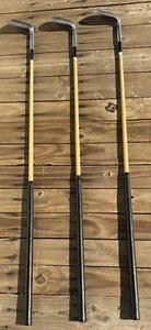 Spalding Robt. T. Jones Jr. Cushion-Neck Kro-Flite 7-8-9 steel shaft leather RH - Picture 1 of 24