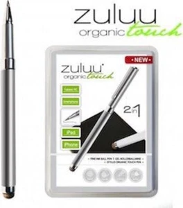 Eingabestift Stylus Touch Pen und Stift Handy Tablet hochwertig Silber 027 - Bild 1 von 10