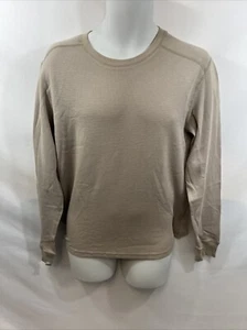 Suéter Térmico Oliver's Para Hombres Crema Waffle Nuevo con Etiquetas Tallas Varias Diseñador Lux Org Rt $89 - Imagen 1 de 14