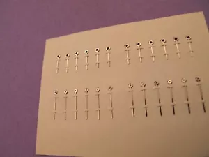 LECOULTRE CALIBER 438 NOS OLD STOCK WHITE BATON HAND SET 9/13MM REF 66M #32 - Bild 1 von 3
