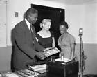Faye And Skitch Show 1953 With Baseballer Jackie Robinson 3 Old Tv Photo