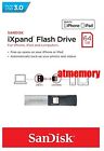 Sandisk iXpand 32GB 64GB 128GB 256GB Lightning USB Flash Drive for iPhone/iPad