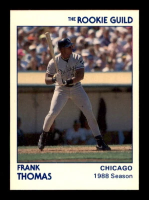 1991 Star The Rookie Guild #40 Frank Thomas - Crease Free - Image 1 of 2