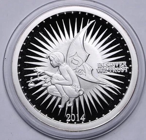 2014 1oz .999 Silver Bug Community Ariana The Fairy #1010 - Bild 1 von 10