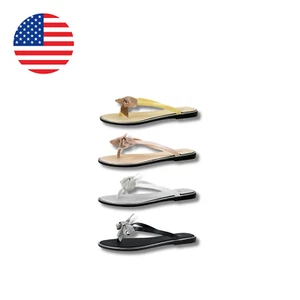 Chanclas para mujer con detalle de lazo - cuatro colores, tallas 6-10 - Imagen 1 de 10