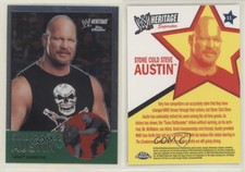 2007 Topps Heritage WWE Chrome Heritage II Steve Austin Stone Cold #11 HOF