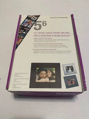 WESTINGHOUSE  5.6" LCD DIGITAL PHOTO FRAME DPF-0561+3 INTERCHANGEABLE FRAME NEW  - Image 1 of 4