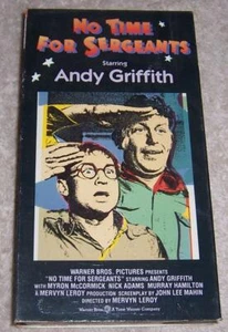 No Time for Sergeants VHS Video Andy Griffith - Imagen 1 de 2
