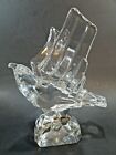 Cristal Sevres Bird Of Prey Made In France Eagle Hawk Art Glass Crystal 7" Tall
