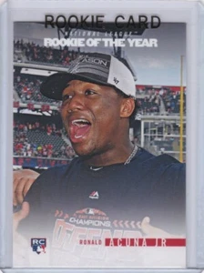 RONALD ACUNA JR. ROOKIE CARD 2018 Topps On Demand RARE MLB $$ RC Atlanta Braves! - Picture 1 of 2