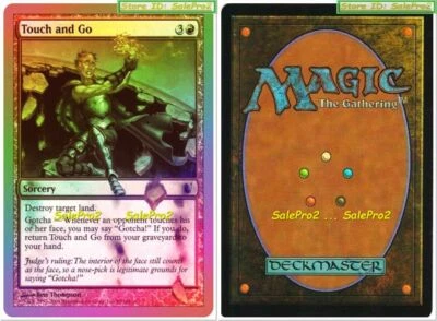 TOUCH AND GO magic UNHINGED DESTROY TARGET LAND RED SORCERY 90/140 MINT FOIL - Image 1 of 4