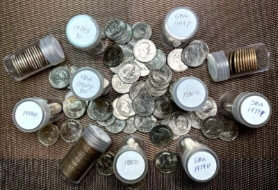 20 Coin Mixed Roll - 1979-1999-Susan B Anthony - Guaranteed 1980's & 1999's - Image 1 of 4