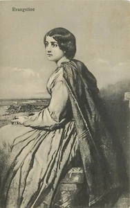 Longfellow’s Conception of Evangeline Postcard - Picture 1 of 2