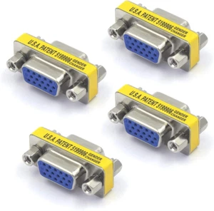 VGA Female to Female Coupler, 4-Pack - Picture 1 of 6