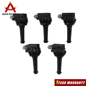 Set of 5 Ignition Coil UF517 C1721 For 07-10 Volvo C30 L5 2.4L & 05-11 V50 2.5L - Picture 1 of 12