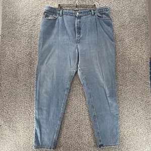 Vintage Levis Jeans Womens 24 Blue Denim Pants 550 Relaxed Tapered Y2K Ladies - Picture 1 of 10