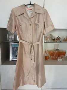 Vintage Kleid 100% Seide Geny Spielmann Zürich Gr. 40 ( siehe Maße ! ) - Bild 1 von 5