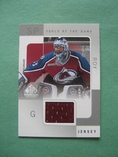 2000-01 SP GAME USED TOOLS OF THE GAME PATRICK ROY JERSEY #PR COLORADO HOF