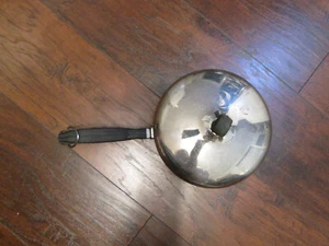 Vintage Faberware Aluminum Clad Stainless Steel Skillet W/Lid Frying Pan 7" USA - Picture 1 of 11