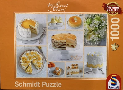 Schmidt 1000pc Sweet Dreams: Sunshine Yellow Sweets 2018 Jigsaw Puzzle Rare NIB - Image 1 of 3