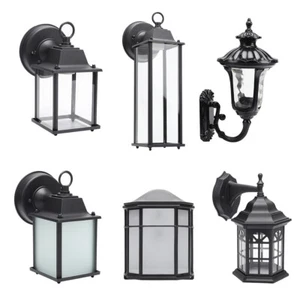 Modern Glass LED Wall Light Garden Porch Sconce Lamp Indoor/Outdoor Waterproof - Picture 1 of 24