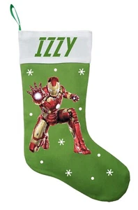 Iron Man Christmas Stocking, Iron Man Stocking, Iron Man Christmas Gift - Picture 1 of 6