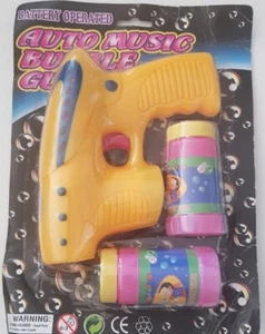 Kids Space Bubble Gun Music Battery Operated +2 Solutions - Picture 1 of 10