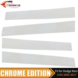 Polished Stainless Steel Center Door Pillar Post Trim for 2010-18 Dodge RAM 1500 - Picture 1 of 8