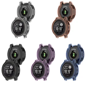 Do Garmin Instinct 2/2S TPU Screen Protector Etui na zegarek Ramka Pokrowiec ochronny - Zdjęcie 1 z 17