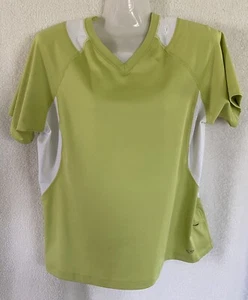 Champion Sport Women's Running Workout Shirt V-Neck Size L - Picture 1 of 4
