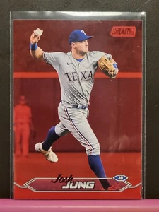 Topps Stadium Club 2024 Josh Jung Texas Rangers Red Foil Card - Picture 1 of 1