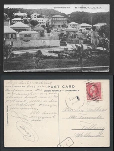 Saint St. Thomas Government Hill Lightbourn US Virgin Islands stamp 1921 - Picture 1 of 3