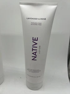Native Body Lotion Lavender + Rose Paraben& Silicone-Free 12oz COMBINE SHIP! - Picture 1 of 2