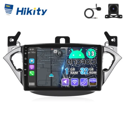 9" CarPlay Android Autoradio Für Opel Corsa E, Adam mit GPS Navi WIFI RDS Kamera - Bild 1 von 4