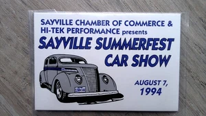 Sayville Summerfest Car Show 1994 Event Sign Plaque Daytona Trophy - Picture 1 of 2